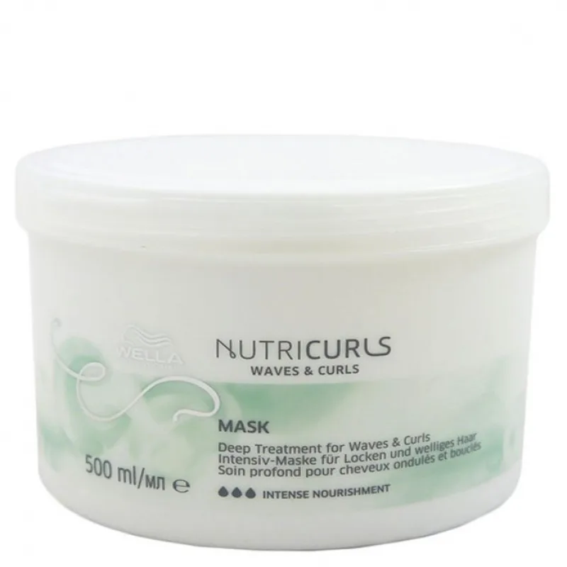 WELLA Nutricurls Waves And Curls Mask Intense 500ml - maska pre vlnité a kučeravé vlasy