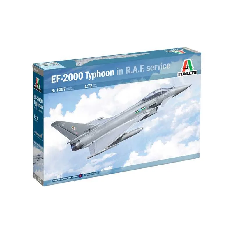 Italeri Model Kit lietadlo 1457 - Eurofighter Typhoon EF-2000 "In R.A.F. Service" (1:72)