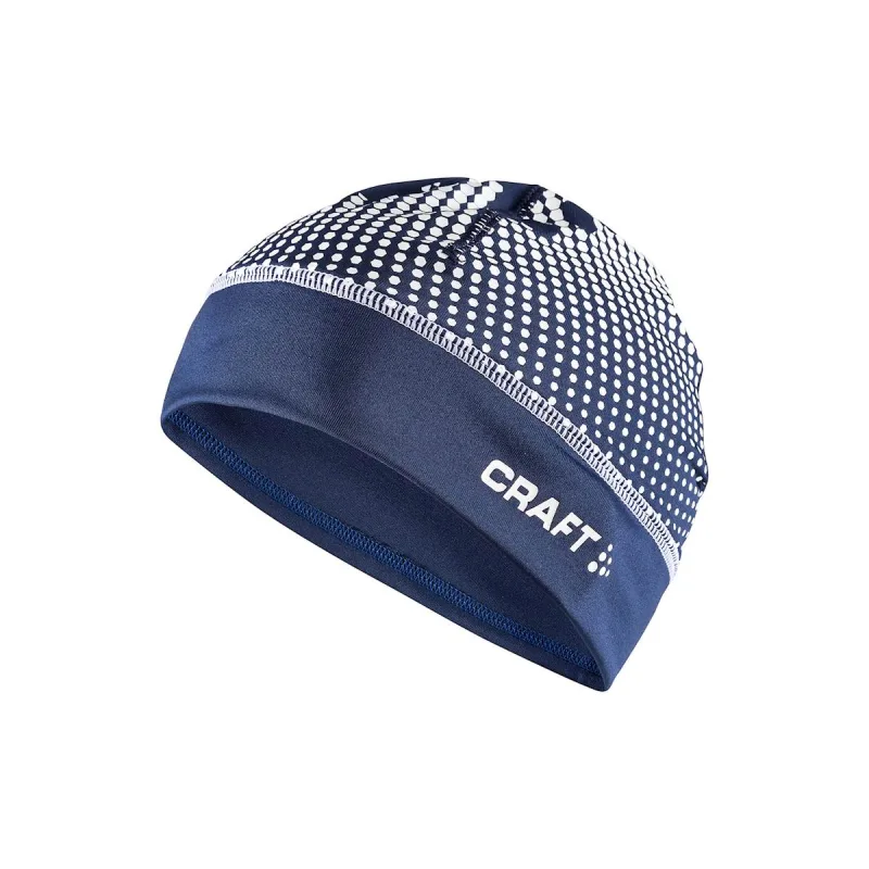 Běžecká čepice Craft Livigno printed modrá 1904340-2391