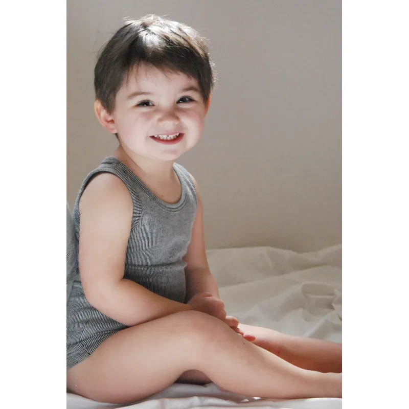 Detské termo tielko TERMOintima veľ. 86 až 104 - sivá, 98 - 104