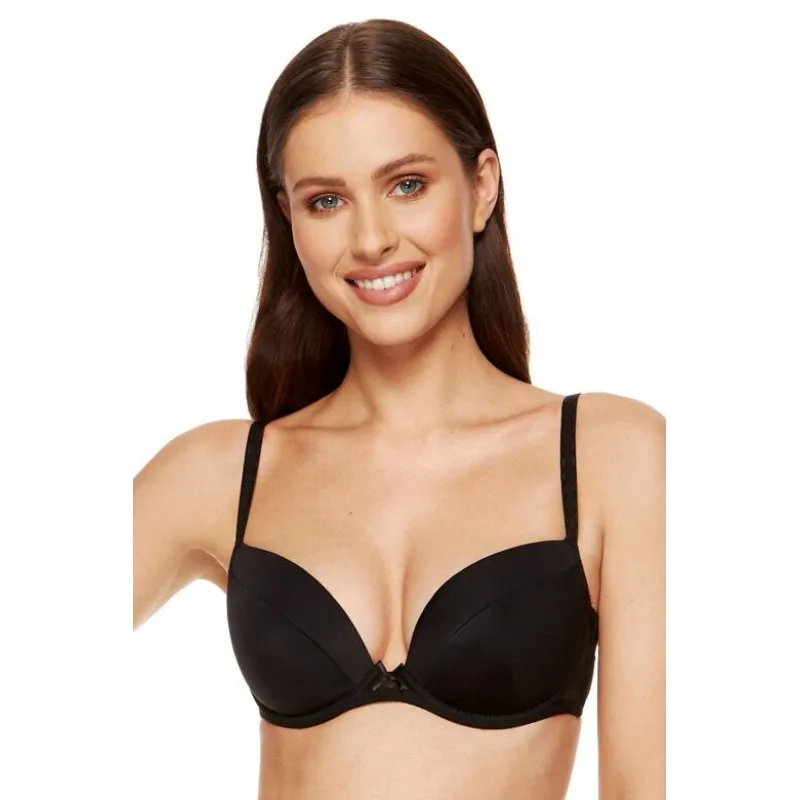 Podprsenka push-up plunge Zara/B1 čierna 80D