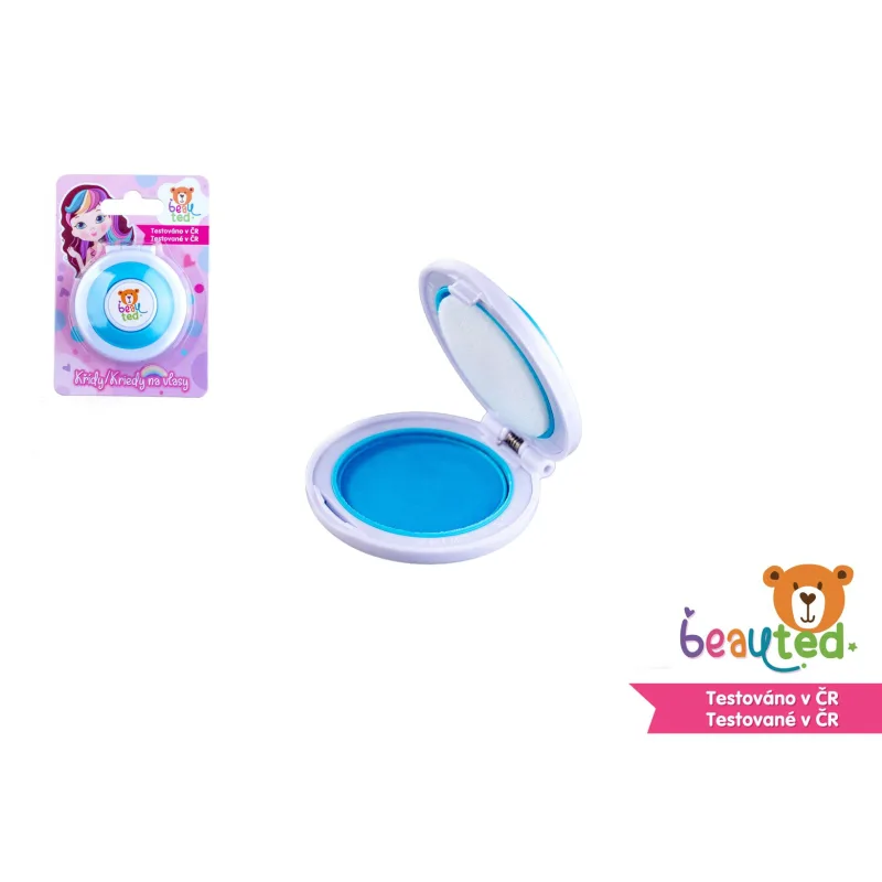 beauted Krieda na vlasy beauted modrá plast 5cm na karte
