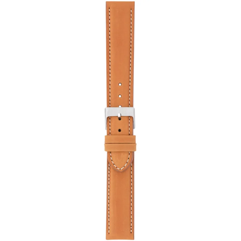 Detroit - Kožený remienok na hodinky NATURAL 6-7612-0-18