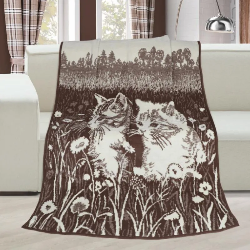 Bellatex Přikrývka Karmela PLUS Koťata - 150x200 cm