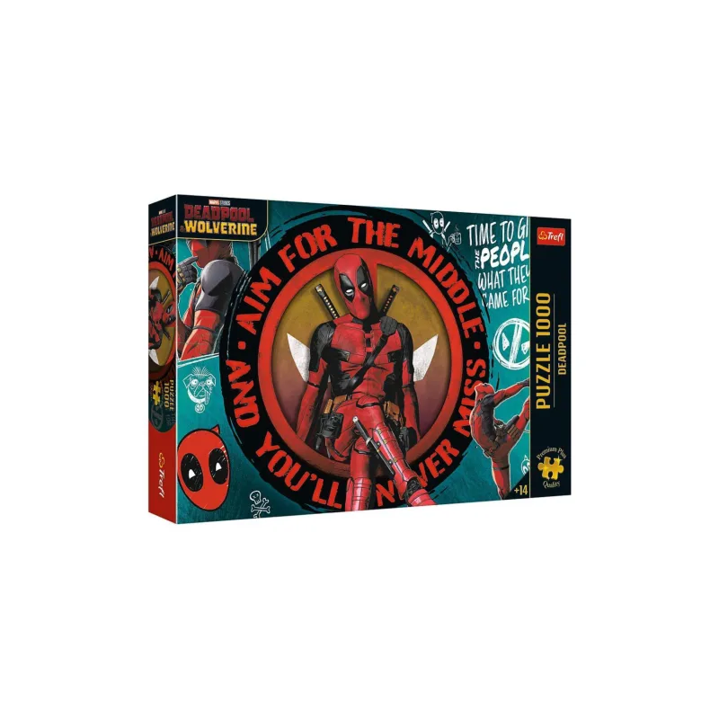 Trefl Puzzle Premium Plus: Deadpool 1000 dílků 68,3x48cm v krabici 40x27x6cm