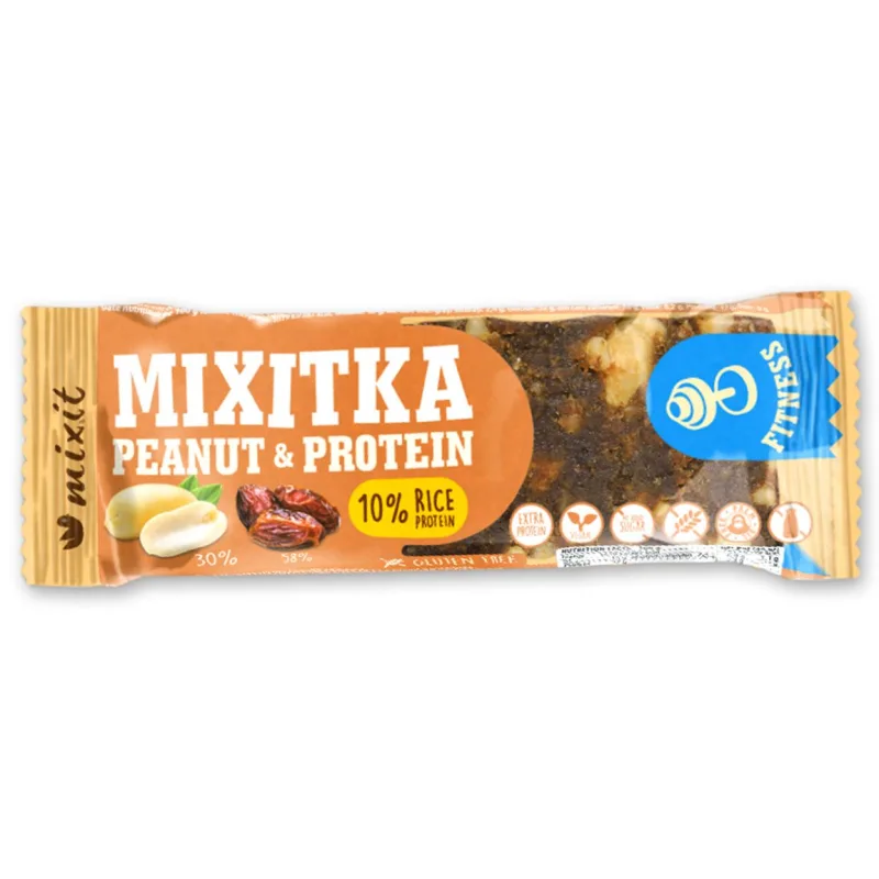 Mixit Mixitka BEZ LEPKU - Arašidy + Proteín 46g
