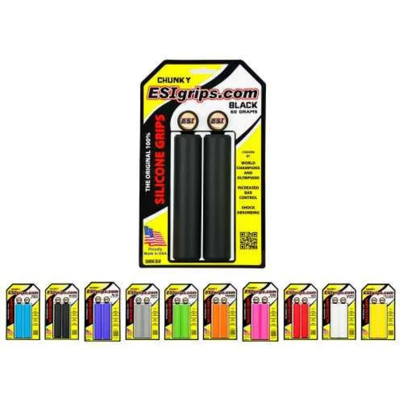 Gripy ESI grips chunky - černý