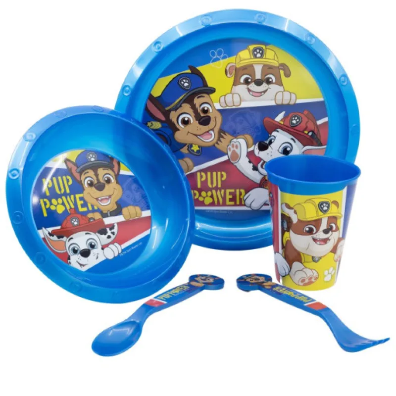 Stor Dětská jídelní sada Paw Patrol Chase