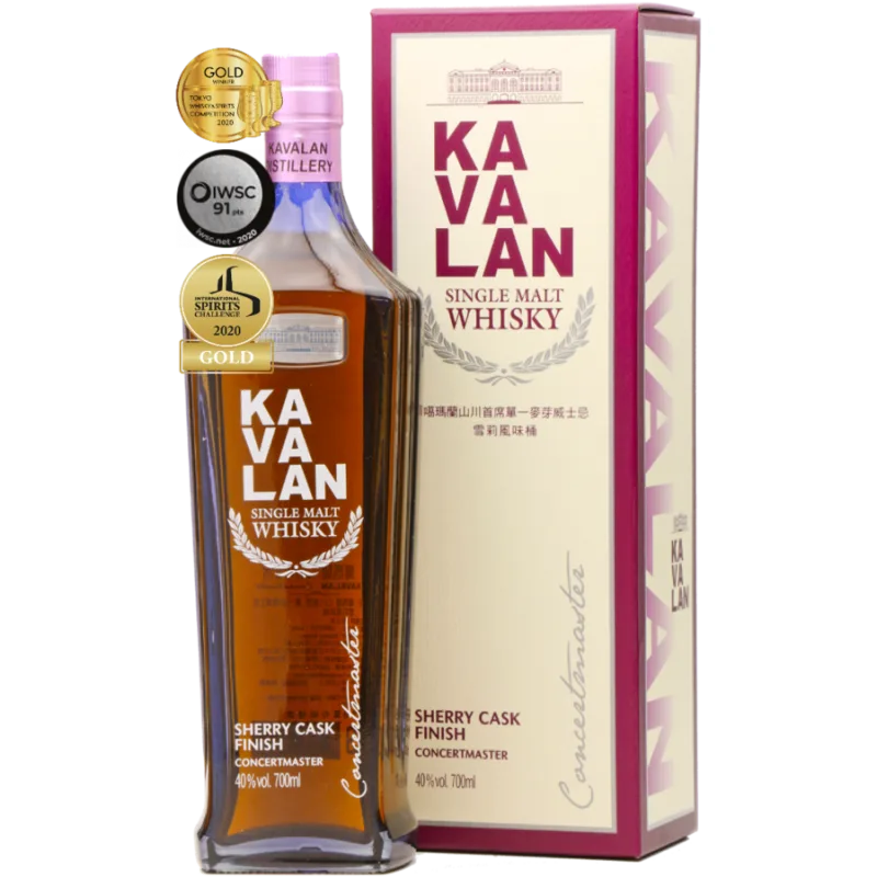 Kavalan Concertmaster Sherry Cask Finish 40% 0,7l