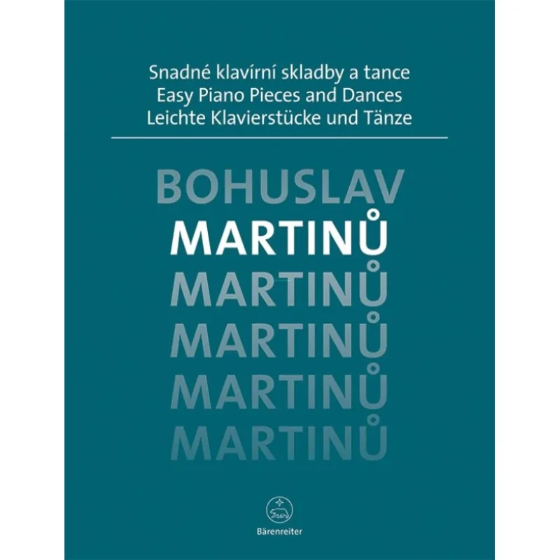 Bärenreiter Snadné klavírní skladby a tance (Martinů)