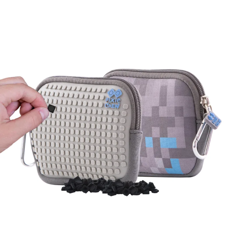 PIXIE CREW univerzálne puzdro šedo-modré