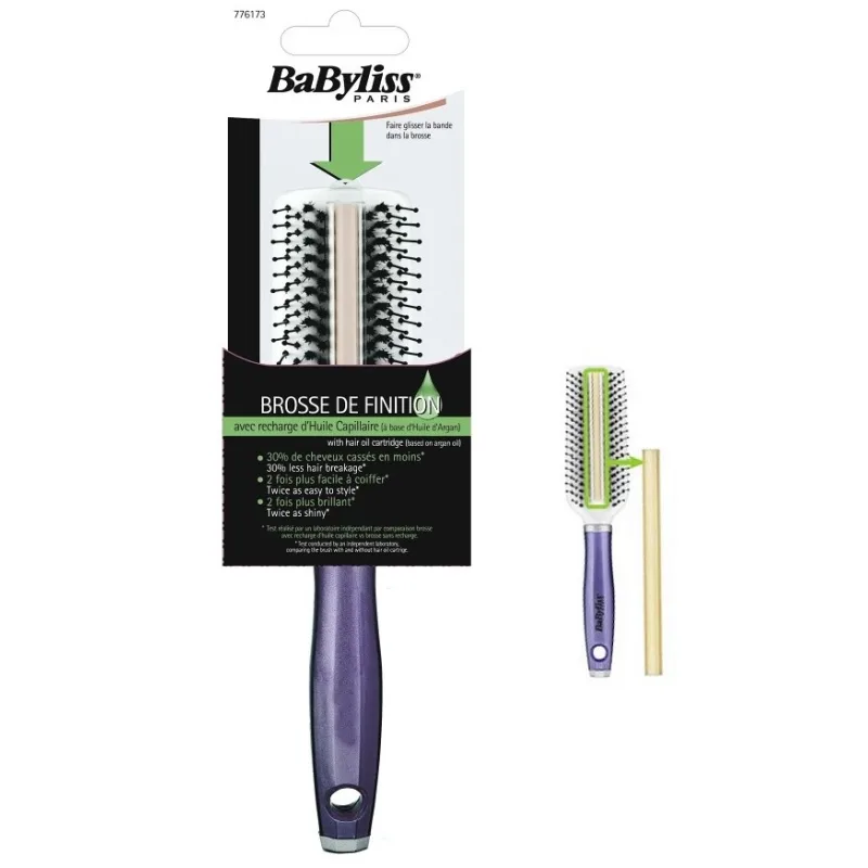 BABYLISS Paris Brosse De Finition -kefa na vlasy s Arganovým olejom - fialová