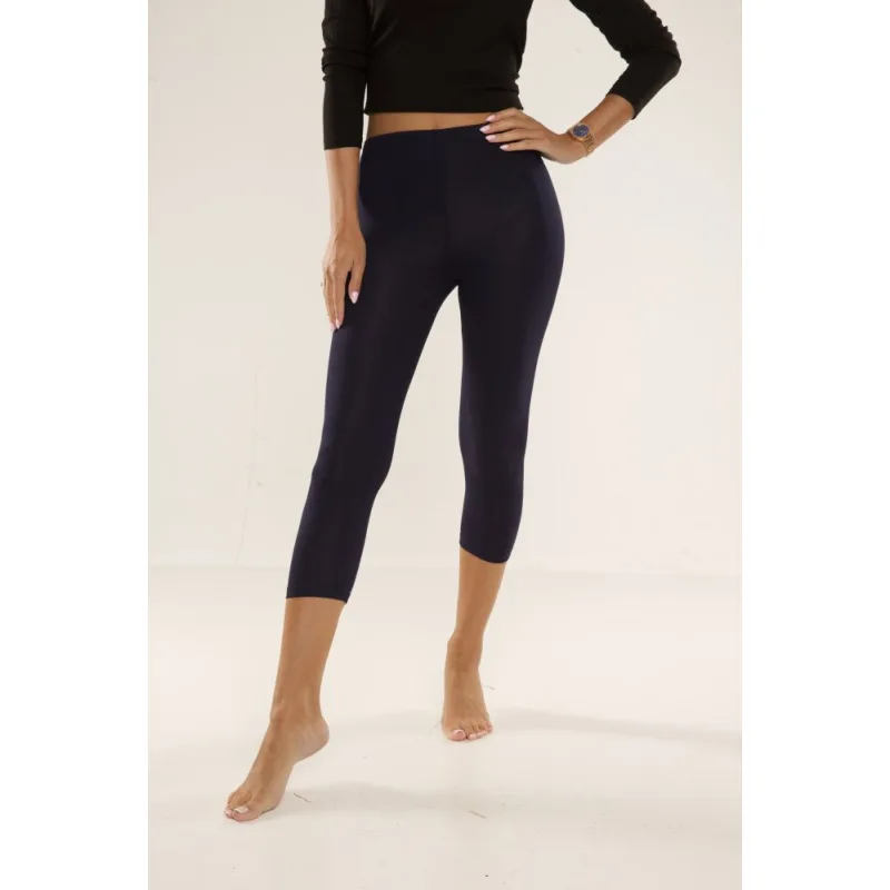 De Lafense LEGGINS 862 S viskóza / elastan námornícka modrá