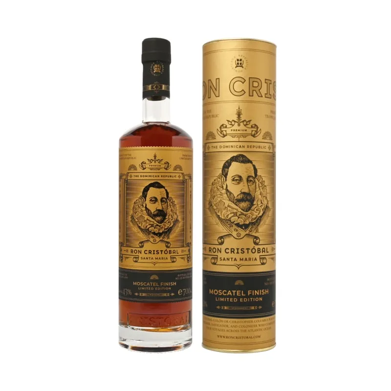 Ron Cristobal Ron Cristóbal Santa Maria Moscatel Finish, GIFT 43% 0,7l