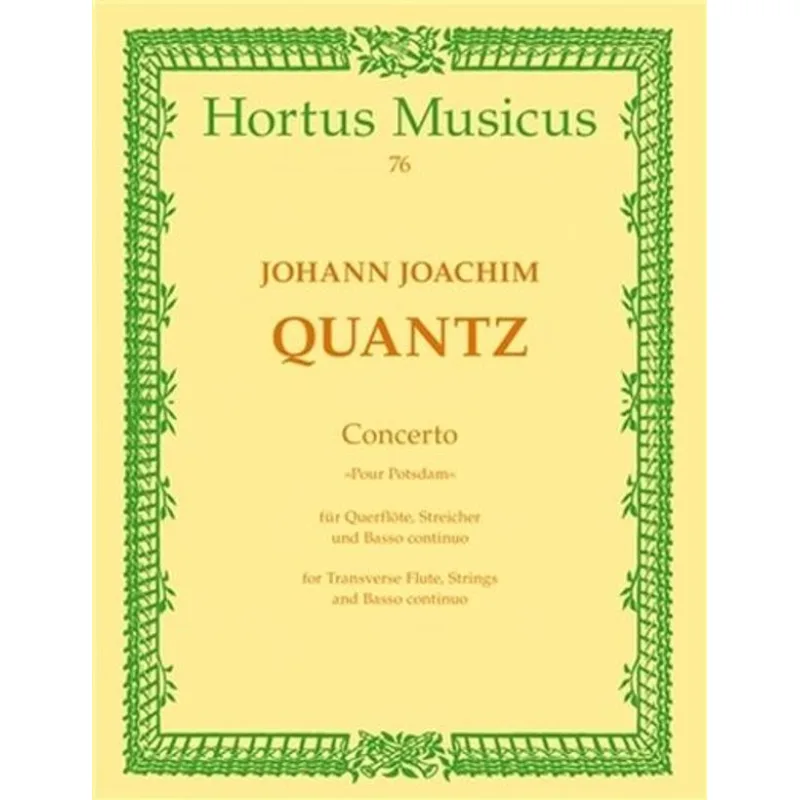 Bärenreiter Koncert D dur pro flétnu, smyčce a basso continuo