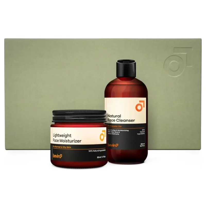 Základná sada pre starostlivosť o pleť pre mužov BEVIRO Skincare essentials set