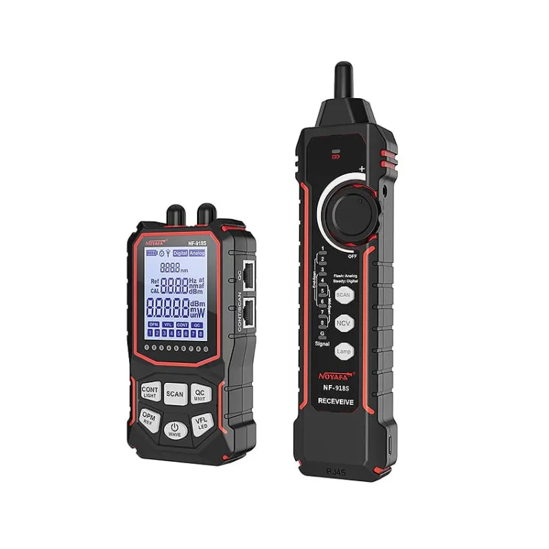 W-Star Kabelový tester WSNF918S UTP, optika, VFL, OPM, hledačka kabelů WSNF918S