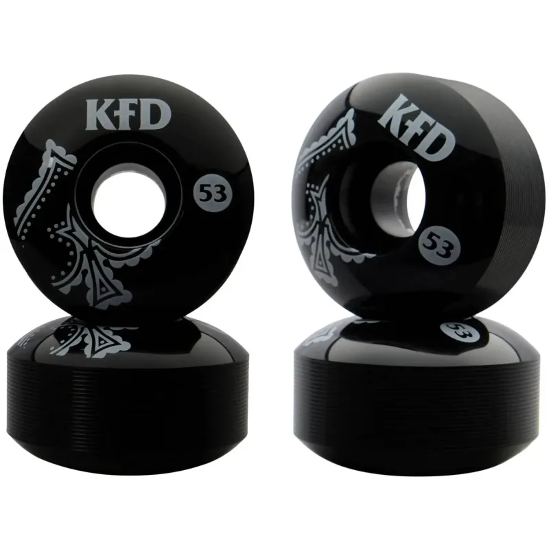 KFD Team Kolečka pro skateboard 4-Souprava (53mm|Bandana)