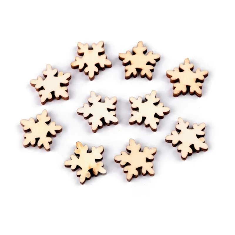 Drevená vločka malá prírodná