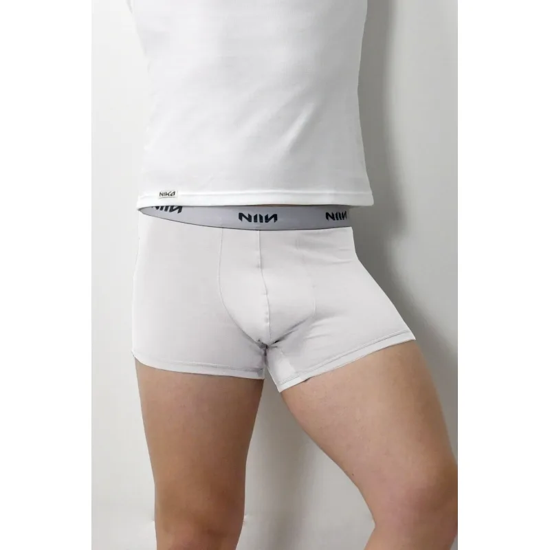 Pánske bavlnené boxerky NIIN - modrá svetlá, S