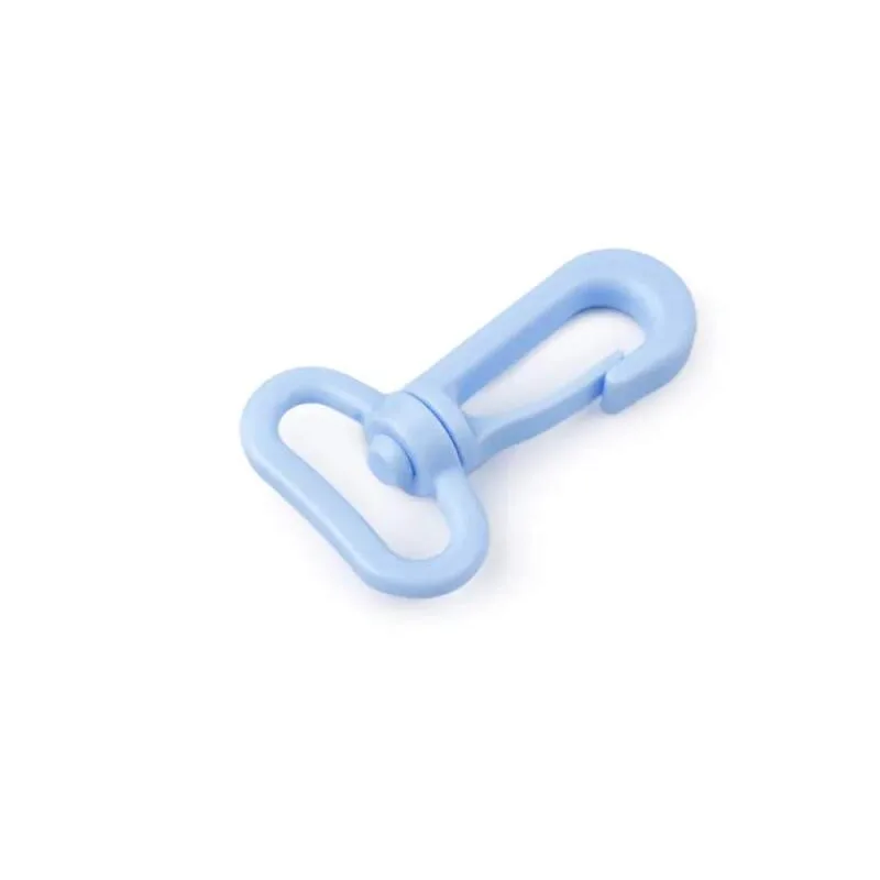 Plastová karabína prievlak 26 mm - modrá