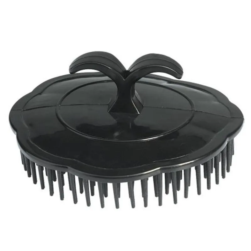 SIBEL 8451531 Pánska kefa na vlasy so stopkou, ježko - čierny