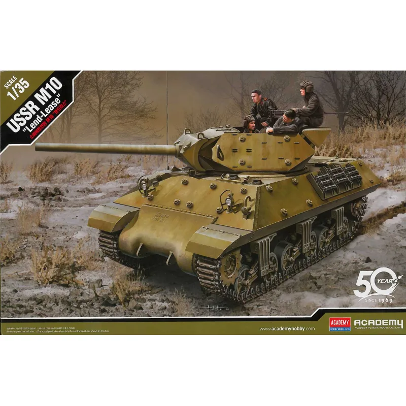 Academy Model Kit tank 13521 - ZSSR M10 "Lend-Lease" (1:35)