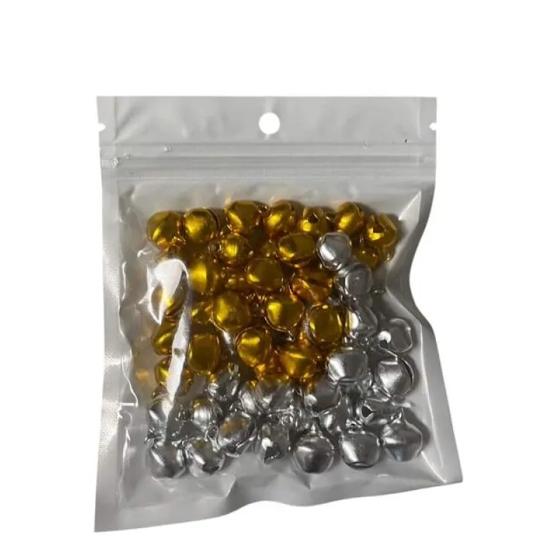 Rolničky strieborné/zlaté 12mm VÝHODNÉ BALENIE