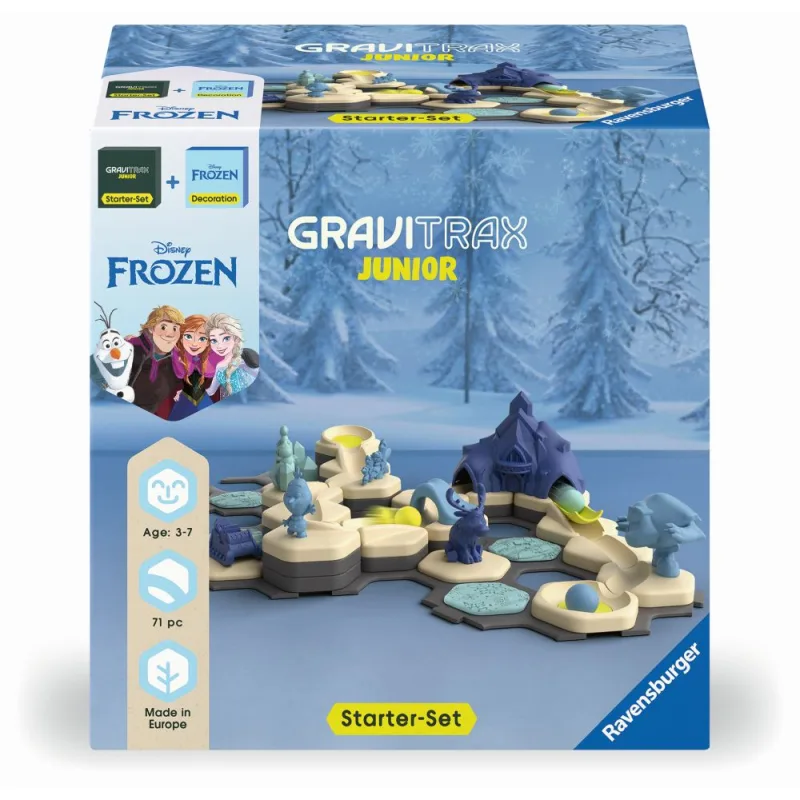 Ravensburger GraviTrax Junior Bundle: Štartovacia sada Štart + Disney: Ľadové Kráľovstvo