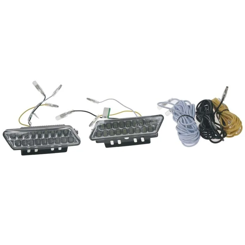 LED světla pro denní svícení, 100x25mm, ECE drlmini1810