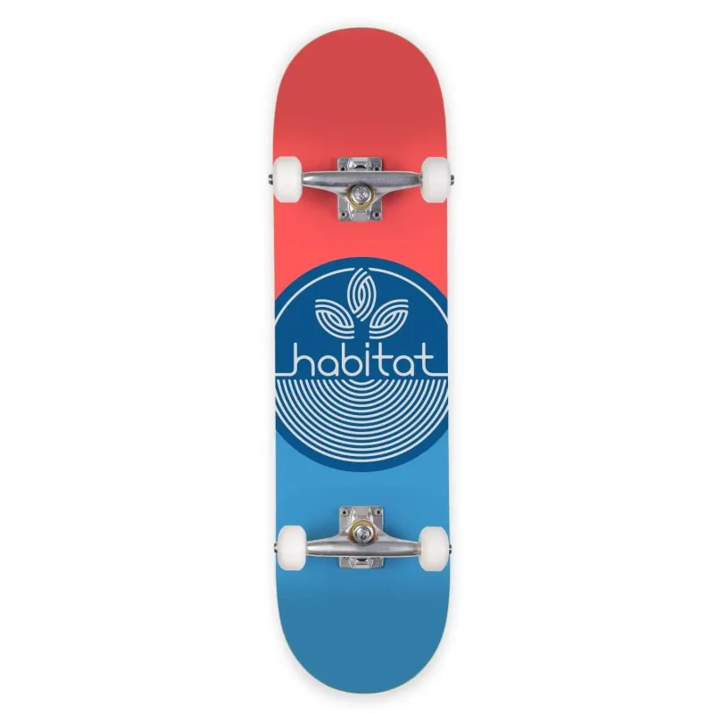 Habitat Leaf Dot Skateboard Komplet (7.75"|Modrá)