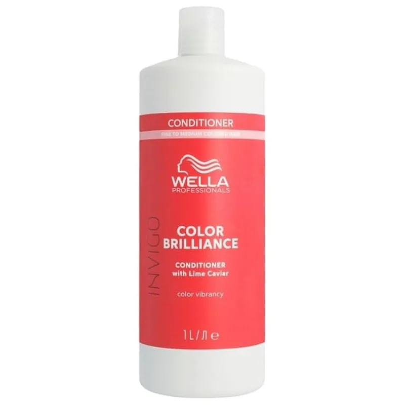 WELLA Invigo Brilliance Color Conditioner Fine Normal 1000ml - balzám na farbené vlasy