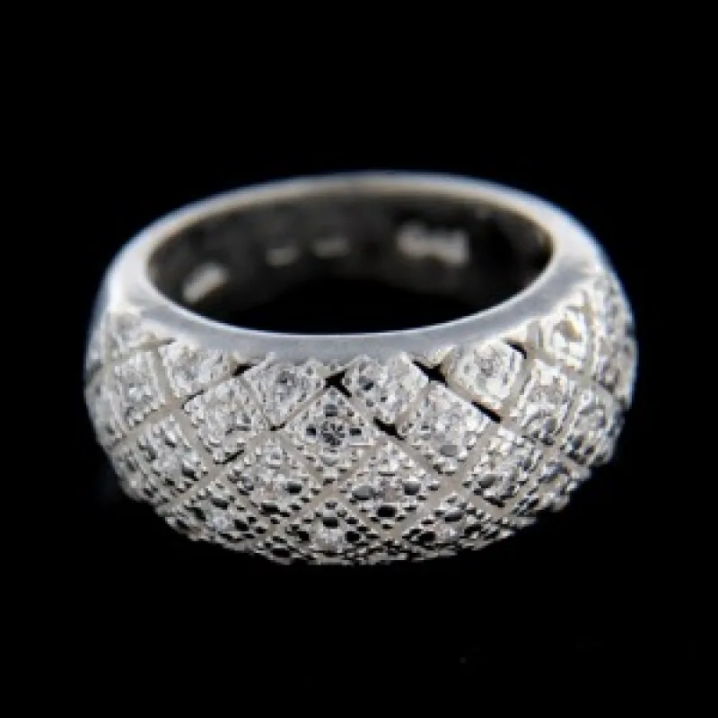 Strieborný prsteň s kameňom KA R310, 55