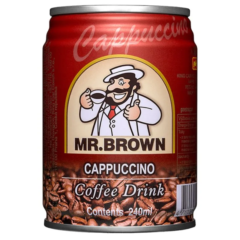 Mr. Brown ľadová káva cappucino plech 0,24l