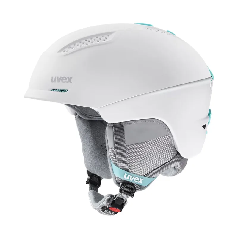 Dětská sjezdová helma UVEX Ultra bílo-mentolová 2022/23