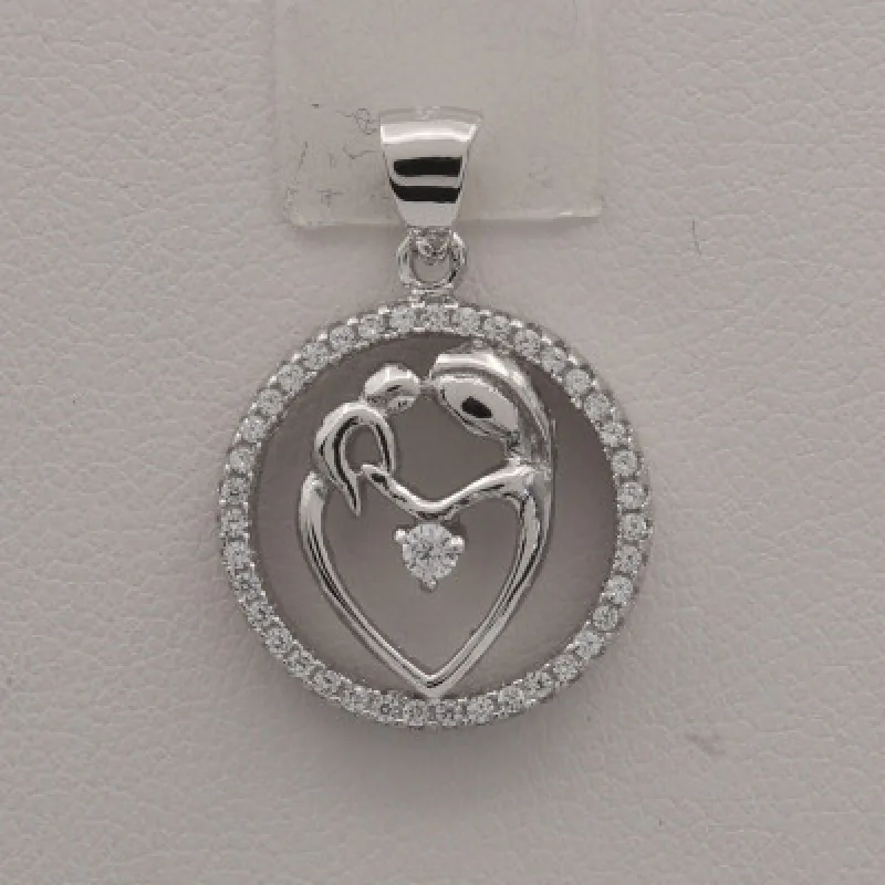 Strieborný prívesok s kameňom KA P3274