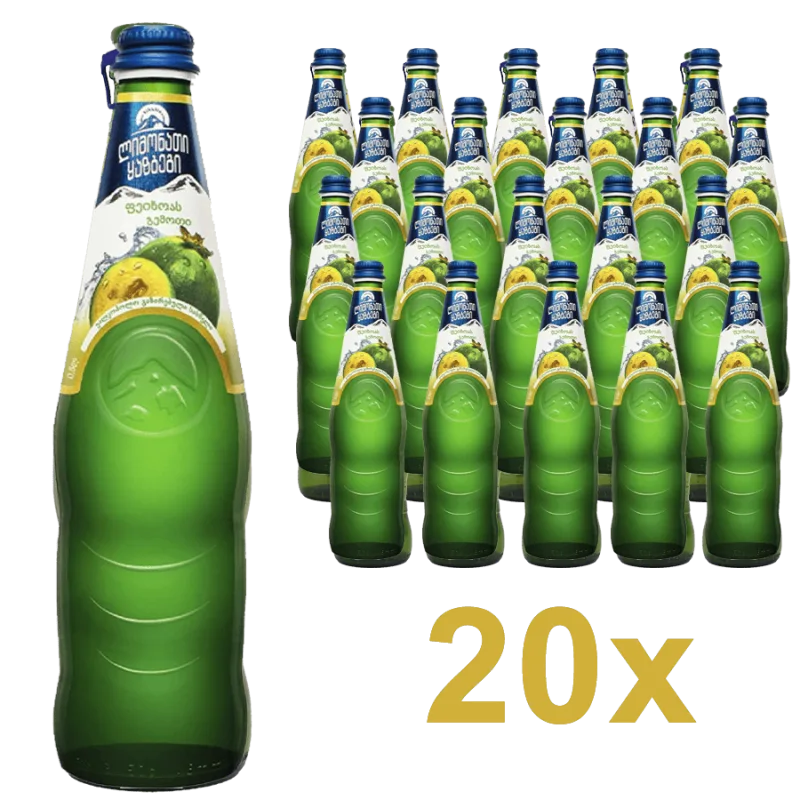 Kazbegi Fejchoa limonáda - 20x0.5 L (celé balení)