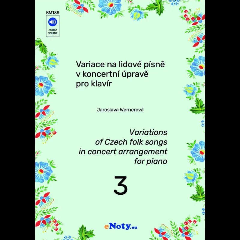 eNoty Variace na lidové písně v koncertní úpravě 3 + audio