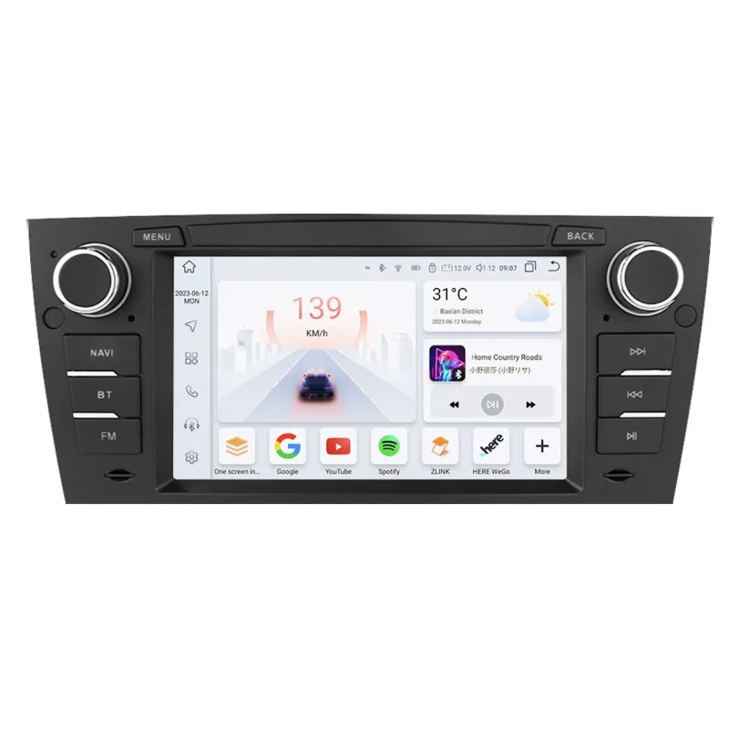 HIZPO BMWE9071P Autorádio 7" Android pro BMW 3 E90, E91, E92 Výkonnostní varianta: 4SBMWE9071P (4+32GB) CHR4SBMWE9071P