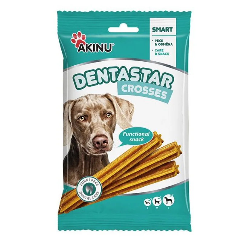 AKINU Dentastar žuvacie tyčinky 7ks 180g