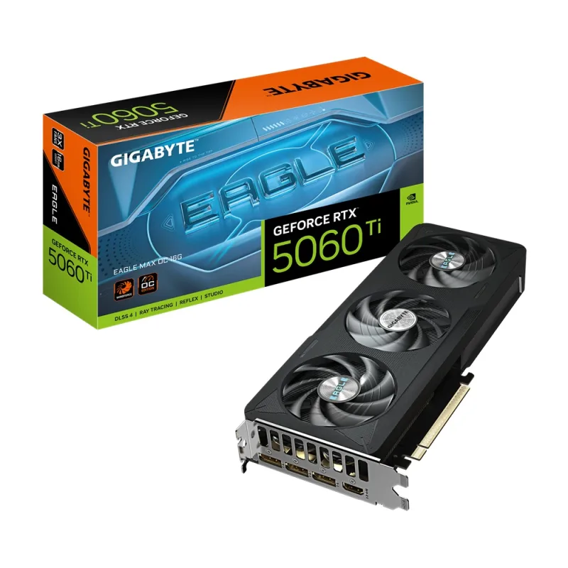 GIGABYTE GeForce RTX 5060 Ti EAGLE MAX/OC/16GB/GDDR7 GV-N506TEAGLEMAX OC-16GD
