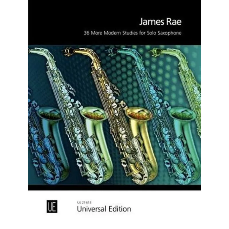 Universal Edition 36 More Modern Studies for Solo Saxophone