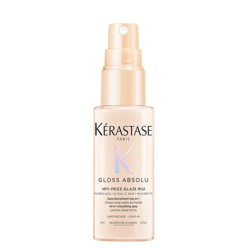 KÉRASTASE Gloss Absolu Anti-Frizz Glaze Milk 45ml - multifunkčný sprej proti krepovateniu vlasov