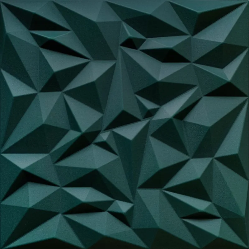 Ametyst – geometrická 3D penová stropná doska 50 × 50 cm, 1 ks Varianta: Green