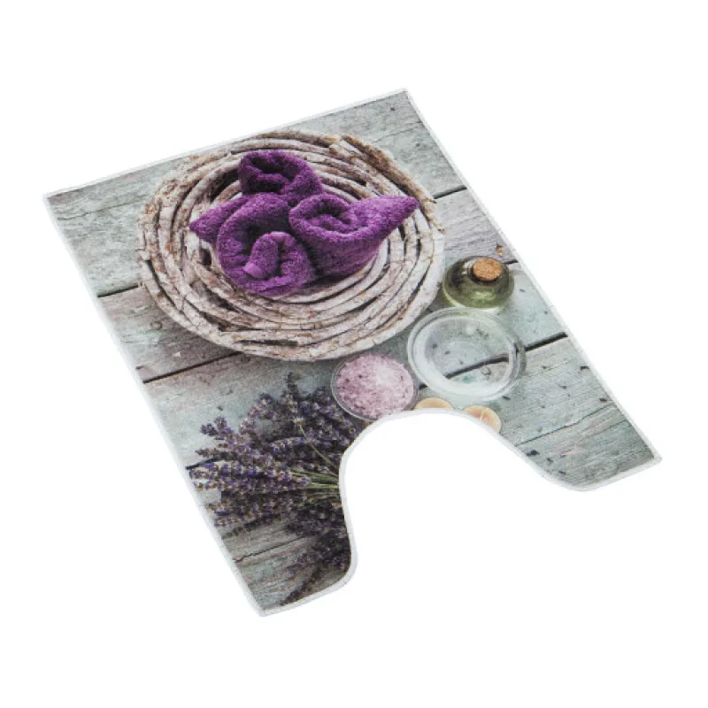 Bellatex Předložka na WC 3D tisk, Levandule - 50x60 cm