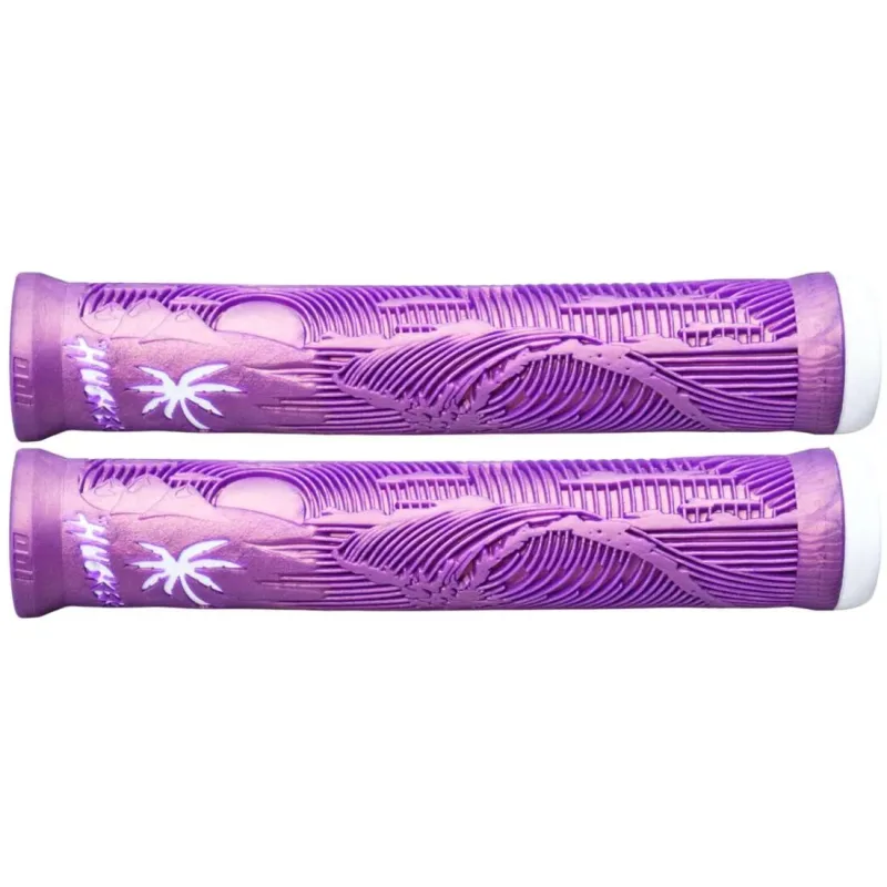 ODI Hucker Flangeless Gripy (160mm|Iridescent Purple/White)
