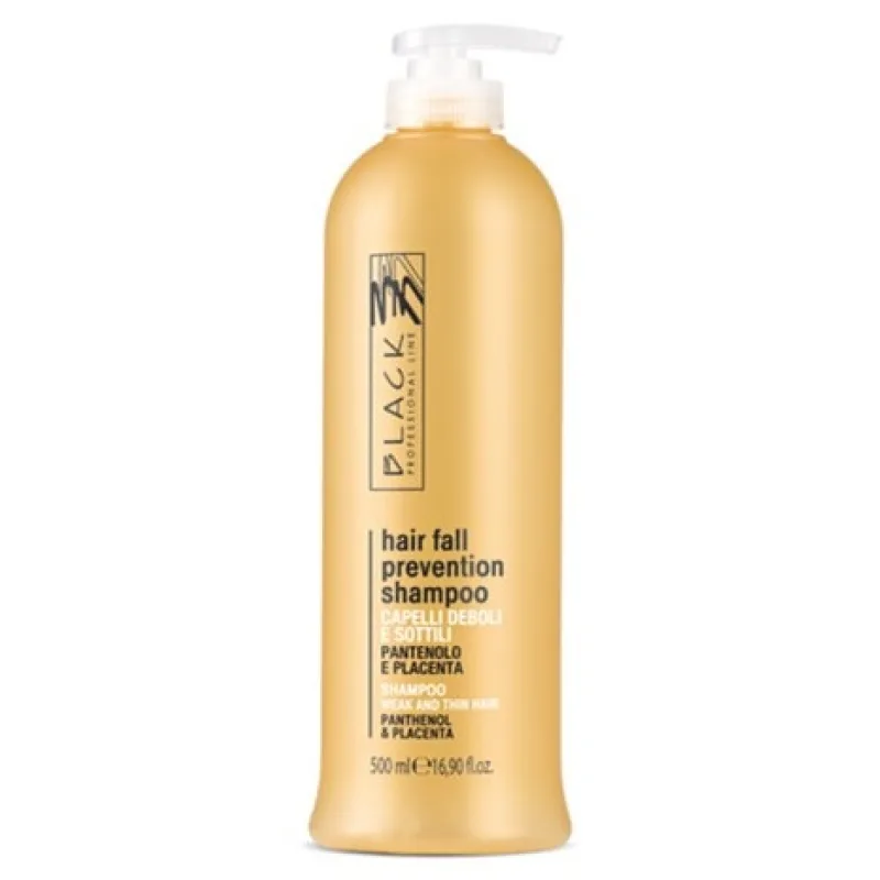 BLACK Starostlivosť Hair Fall Shampoo placentový šampón na vlasy 500ml