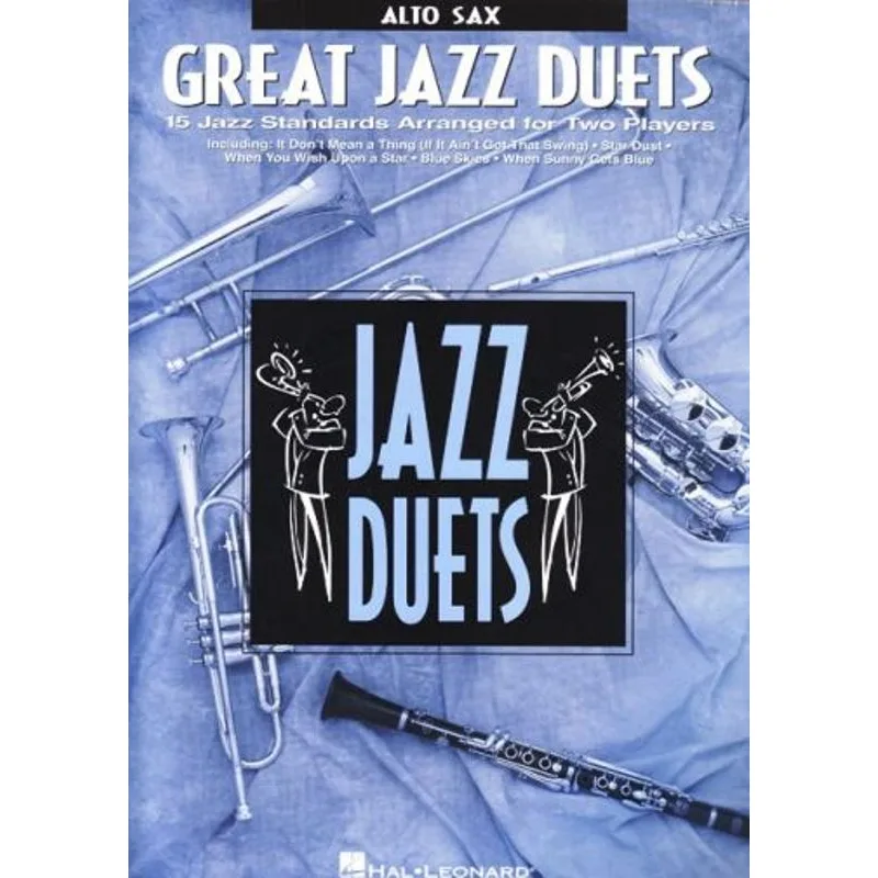 Hal Leonard Great Jazz Duets - alto sax