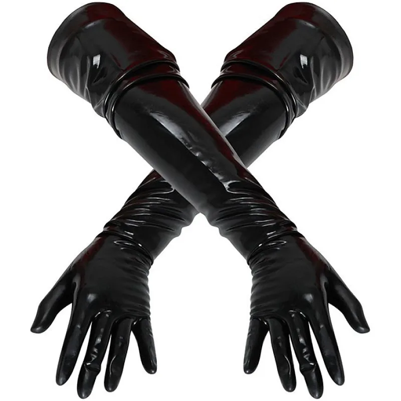 The Latex Collection Latex Gloves Long M