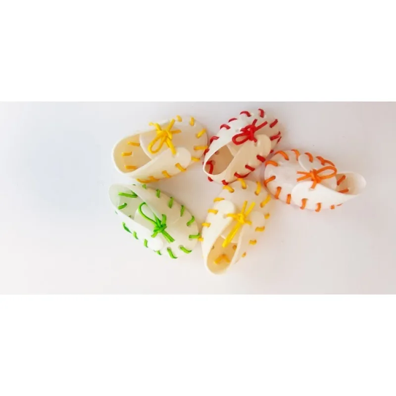 Salac 25 x Prírodná farebná topánočka 7cm